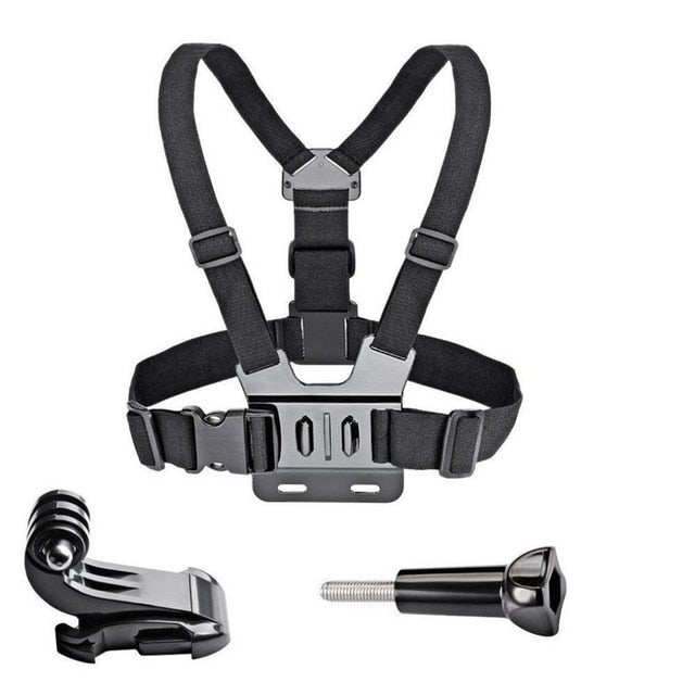 GoPro Accessories Adjustable Chest Mount Harness Chest Strap Belt for GoPro HD Hero 8 7 6 5 4 3+ 3 SJ4000 SJ5000 Sport Camera