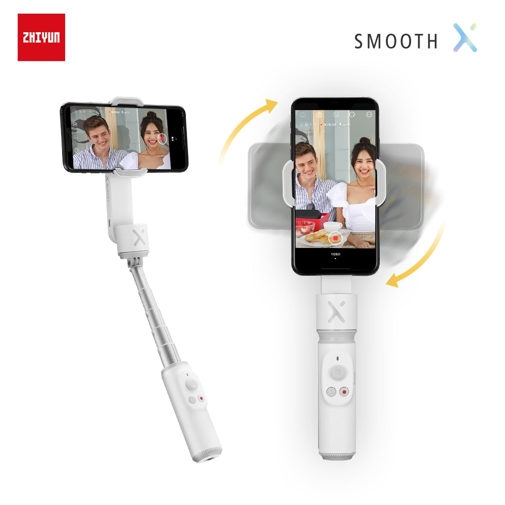 ZHIYUN Official SMOOTH X Gimbal Palo Selfie Stick Phone Monopod Handheld Stabilizer for Smartphone Phone