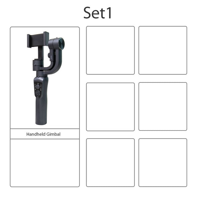 ZWN S5B Upgraded Version 3-Axis Handheld Gimbal Stabiliser w/Focus Pull & Zoom for iPhone Xs Xr X 8 Plus 7 Samsung Action Camera