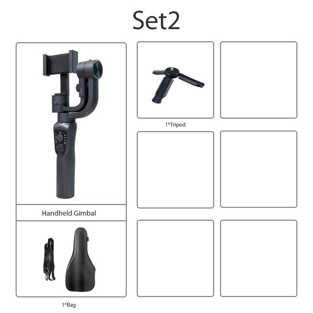 ZWN S5B Upgraded Version 3-Axis Handheld Gimbal Stabiliser w/Focus Pull & Zoom for iPhone Xs Xr X 8 Plus 7 Samsung Action Camera