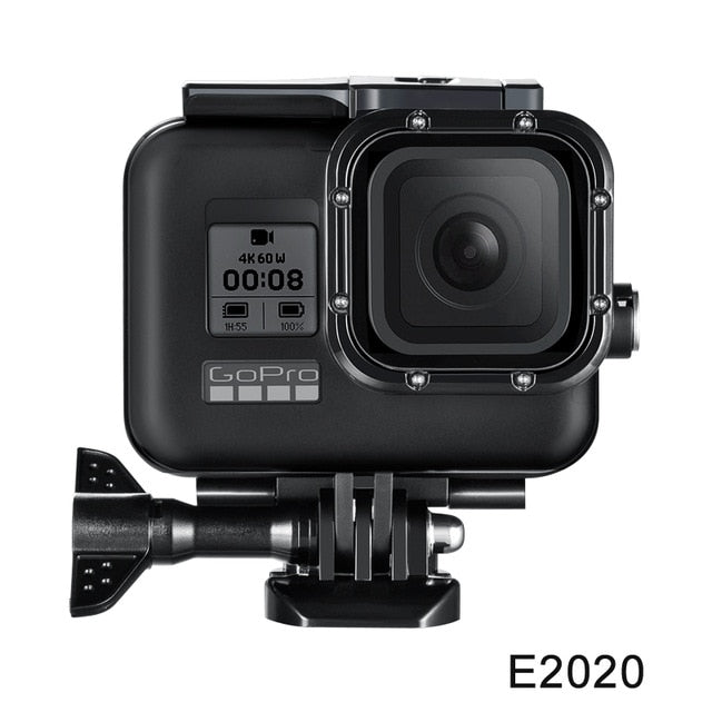 Black 60M Waterproof Housing Case for GoPro Hero 8 Black Dive Protective Underwater Diving Cover for Go Pro 8 Accessories