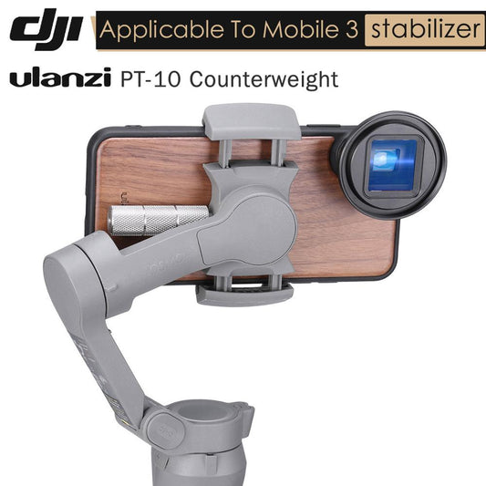 Ulanzi 60g Counterweight for DJI Osmo Mobile 3 Counter Weight for Balancing Moment Anamorphic Lens Wide Angle Lens