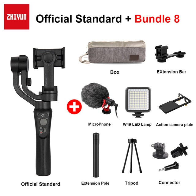 ZHIYUN CINEPEER C11 Gimbal 3-Axis Smartphone Mobile Handheld Stabiliser for iPhone / Samsung / Xiaomi Vlog / GoPro Action camera