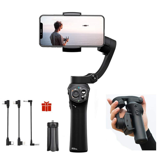 Snoppa Atom 3-Axis Foldable Pocket Sized Handheld Gimbal Stabilizer 310g Payload for GoPro /Smartphone & Wireless Charging
