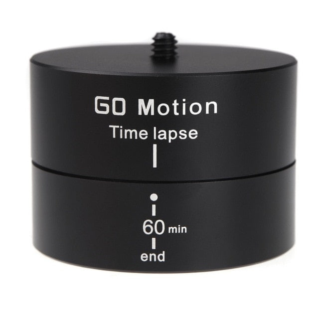 Time Lapse Stabiliser Photography Aluminium Panning 360 Degrees Rotating 60 Min Yuntai for Gopro 8 7 6 5 Xiaomi DSLR Phone
