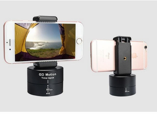 Time Lapse Stabiliser Photography Aluminium Panning 360 Degrees Rotating 60 Min Yuntai for Gopro 8 7 6 5 Xiaomi DSLR Phone